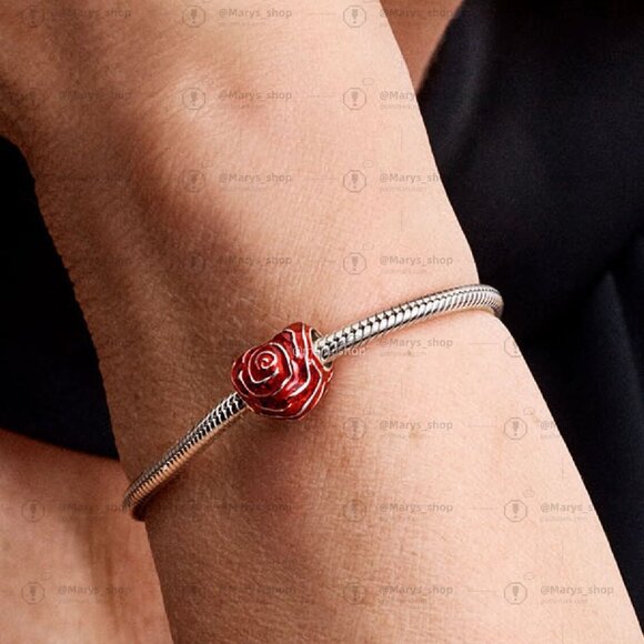 Pandora Rose Heart Charm - Picture 4 of 6